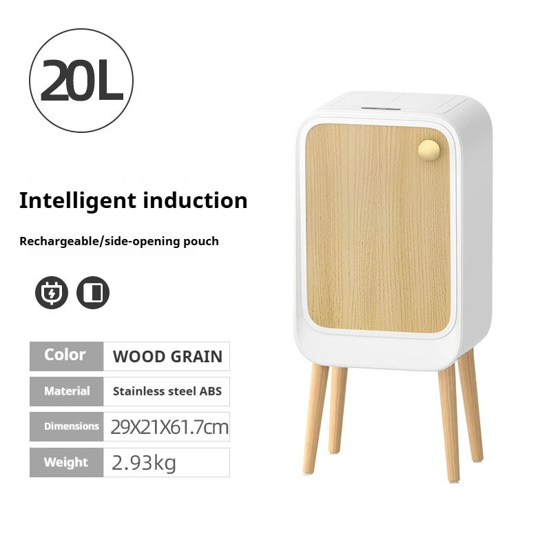 Homira 20L Smart Trash Can – Automatic Sensor Waste Bin with High Legs for Kitchen, Bedroom, Living Room & Office