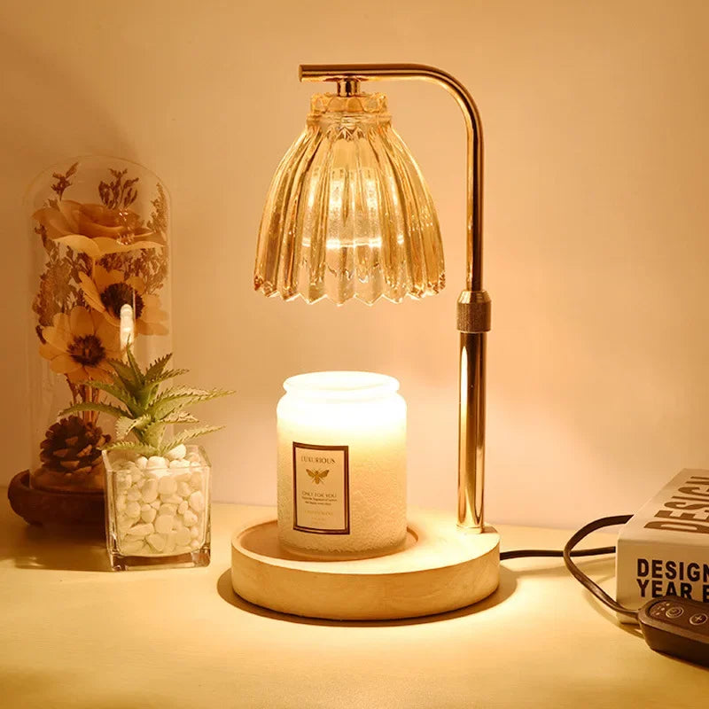 Homira Wax Melting Lamp – Adjustable Height Fragrance Light with Timer for Home Decor & Ambient Lighting