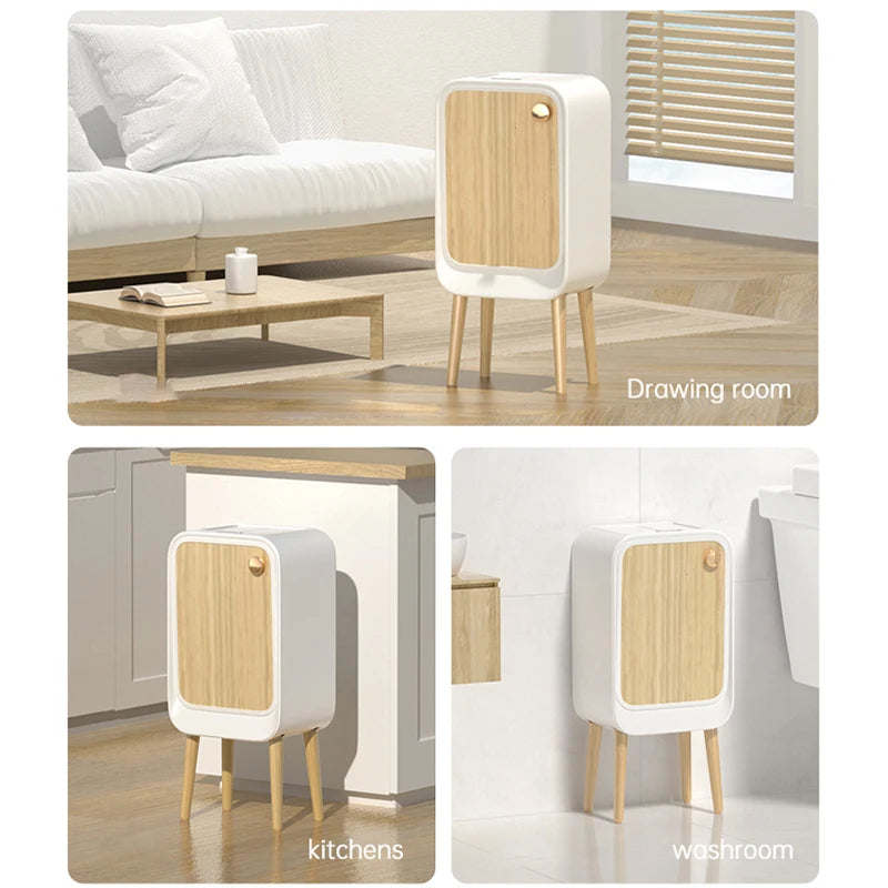 Homira 20L Smart Trash Can – Automatic Sensor Waste Bin with High Legs for Kitchen, Bedroom, Living Room & Office