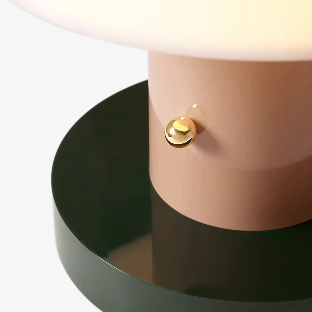 Homira LED Mushroom Table Lamp – USB Rechargeable Touch Switch Bedside Light for Bedroom Decor & Ambient Lighting