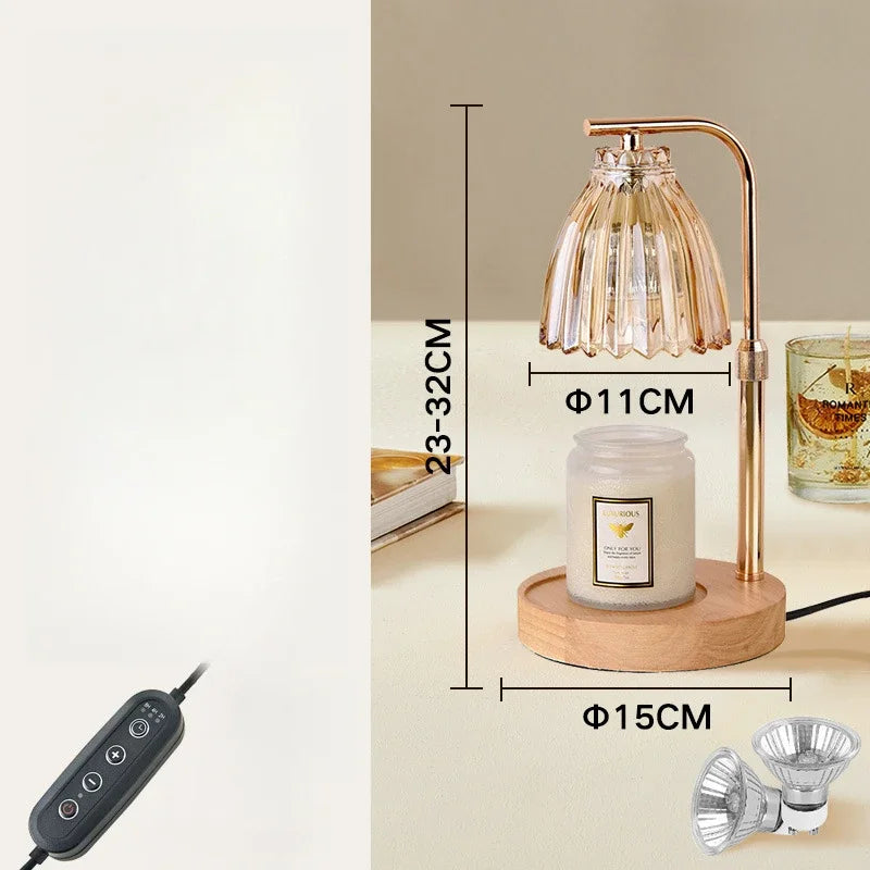Homira Wax Melting Lamp – Adjustable Height Fragrance Light with Timer for Home Decor & Ambient Lighting