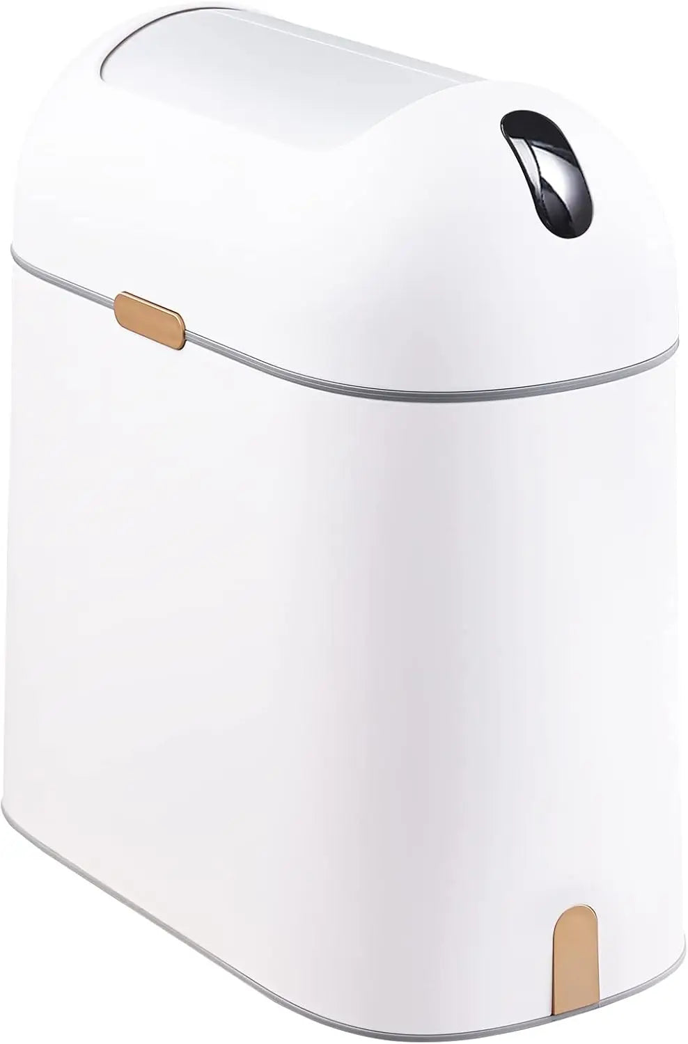 Homira 2.5-Gallon Smart Bathroom Trash Can – Motion Sensor Waterproof Bin with Butterfly Lid, Modern Bathroom Decor