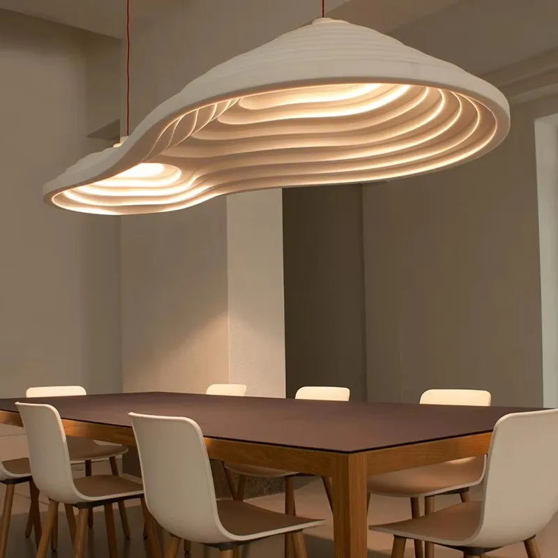 Homira Living Space Nordic Wabi-Sabi Branch Chandelier – Minimalist Cream Style Pendant Light for Dining Room, Restaurant & Homestay
