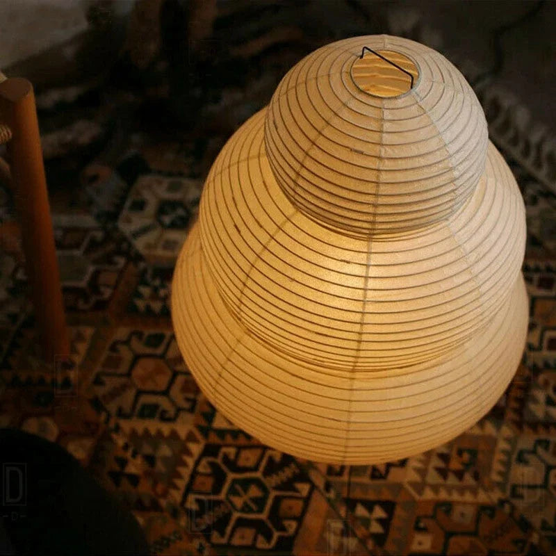 Homira Japanese Akari Noguchi Table Lamp – Handmade Paper Lantern Style Bedside & Desk Light (VIP Edition)