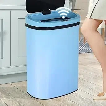 Homira 13-Gallon Smart Kitchen Trash Can – 50L Stainless Steel Motion Sensor Automatic Touch-Free Garbage Bin