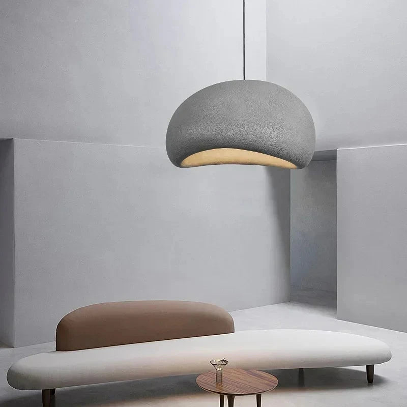 Homira Living Space Nordic Wabi-Sabi LED Chandelier – E27 Pendant Light for Dining Room, Bedroom, Kitchen, Loft & Bar Decor