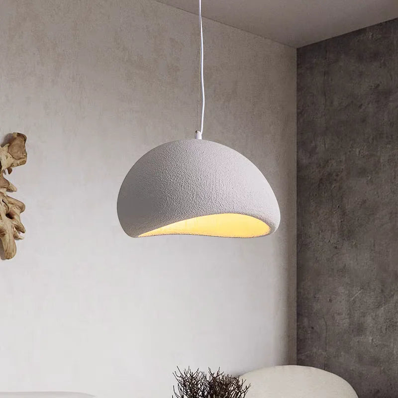 Homira Living Space Nordic Wabi-Sabi LED Chandelier – E27 Pendant Light for Dining Room, Bedroom, Kitchen, Loft & Bar Decor