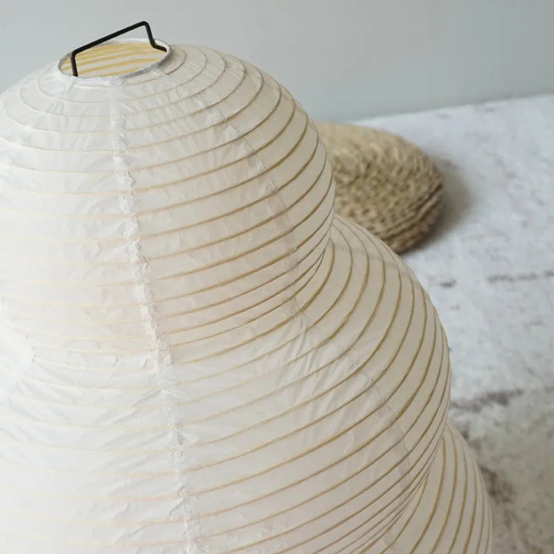 Homira Japanese Akari Noguchi Table Lamp – Handmade Paper Lantern Style Bedside & Desk Light (VIP Edition)