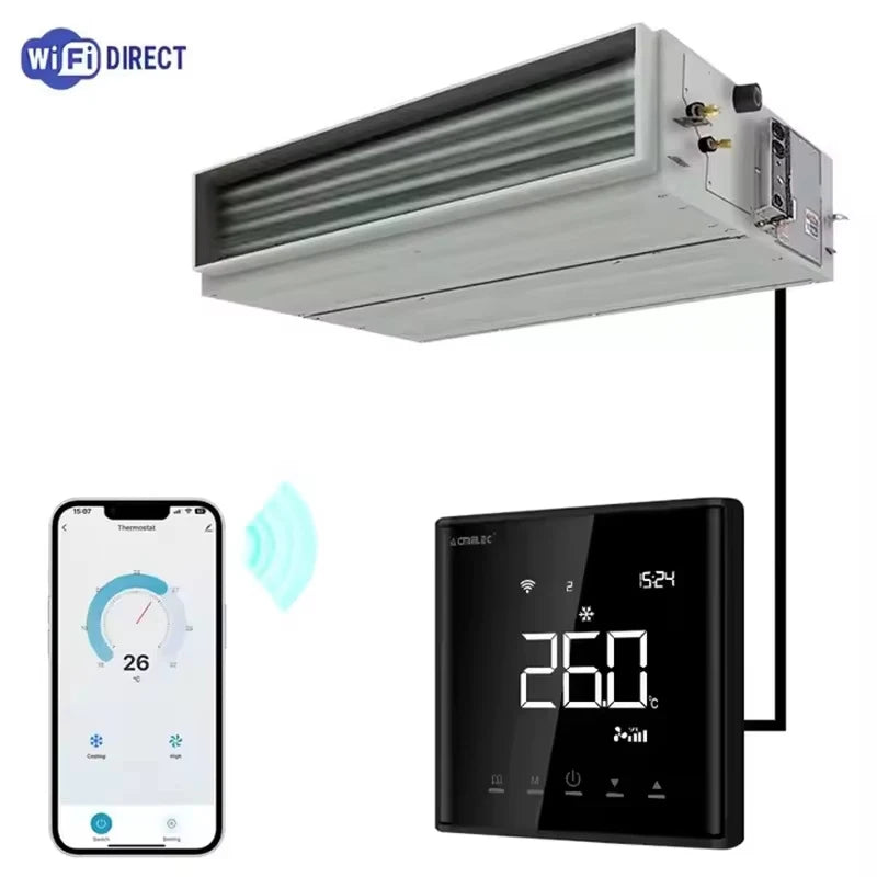 Homira WiFi VRF Smart Thermostat – Air Conditioner Controller Compatible with Google Home, Alexa, Daikin & Hitachi